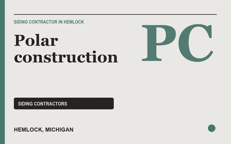 Polar construction in Hemlock, Michigan