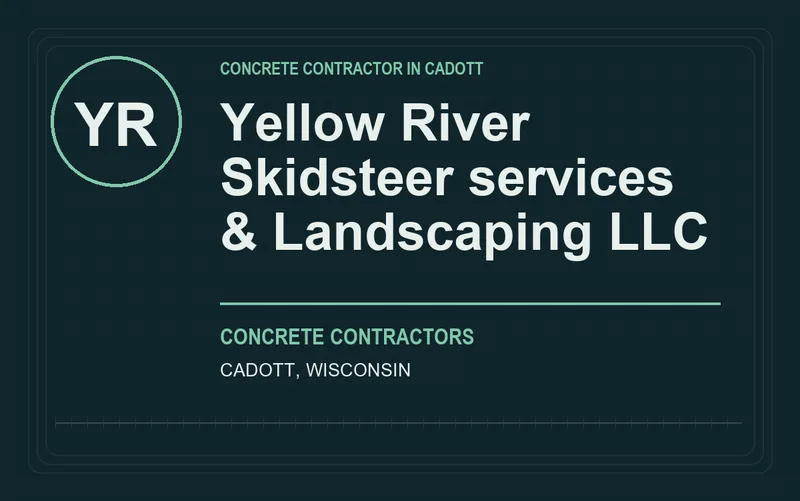 Yellow River Skidsteer services & Landscaping LLC in Cadott, Wisconsin