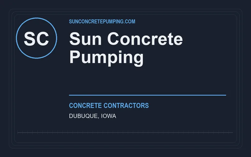 Sun Concrete Pumping in Dubuque, Iowa