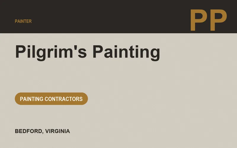 Pilgrim's Painting in Bedford, Virginia