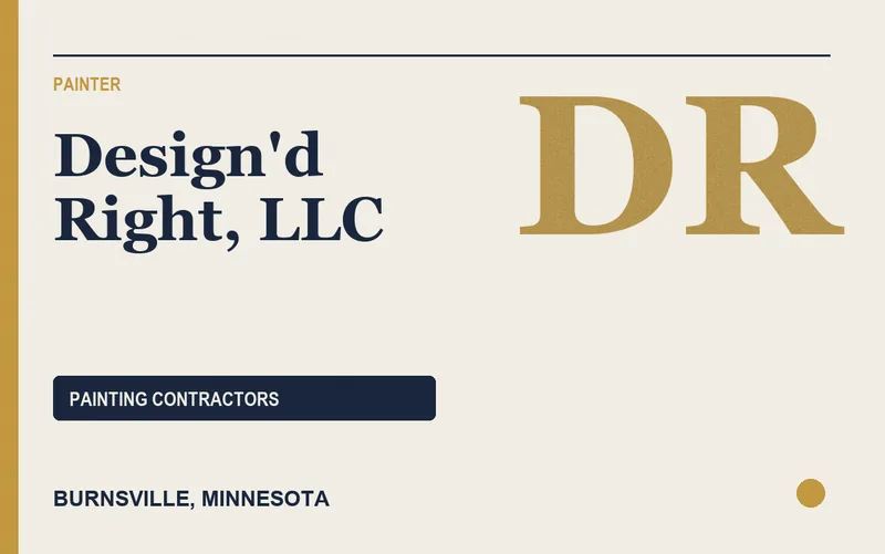 Design'd Right, LLC in Burnsville, Minnesota
