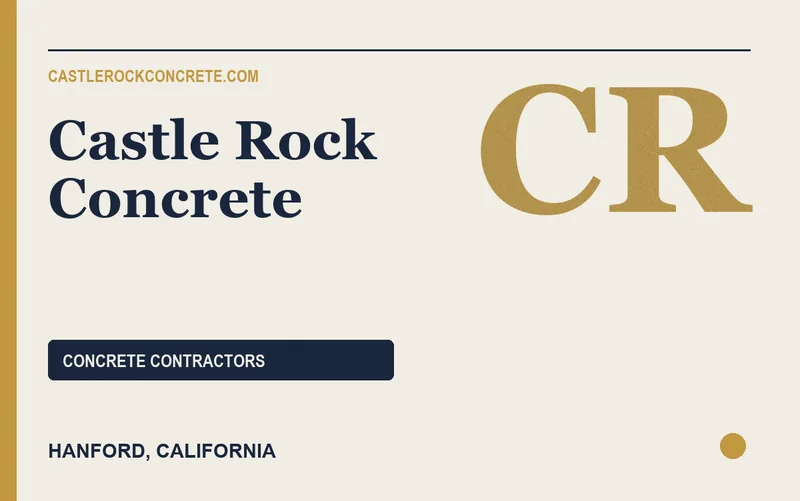 Castle Rock Concrete in Hanford, California