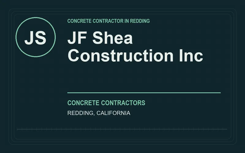 JF Shea Construction Inc in Redding, California