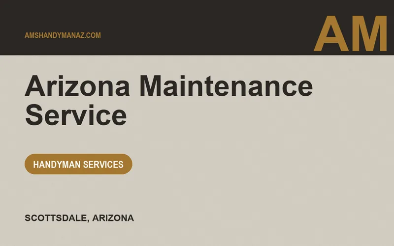 Arizona Maintenance Service in Scottsdale, Arizona
