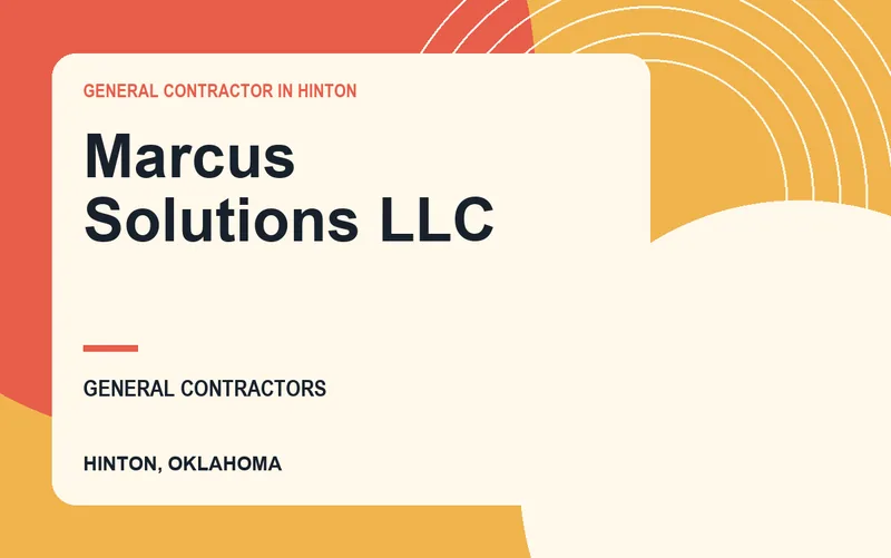 Marcus Solutions LLC in Hinton, Oklahoma