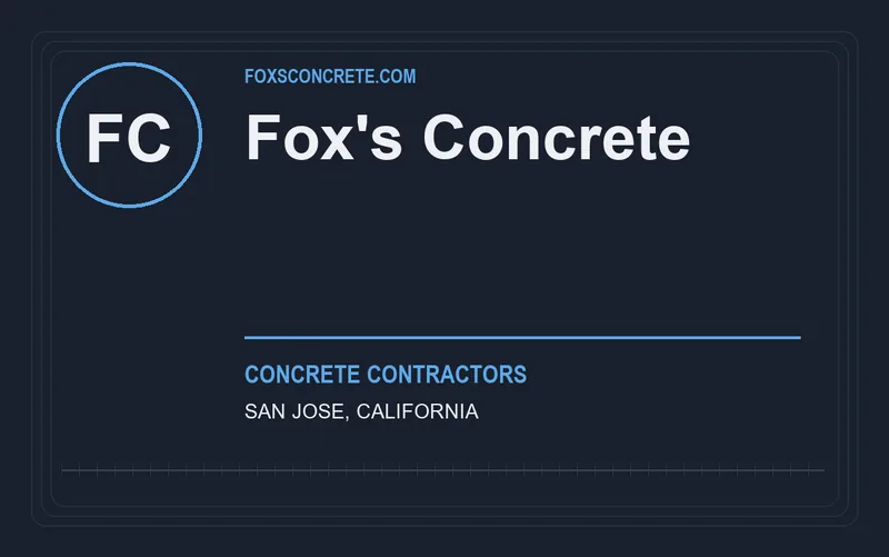 Fox's Concrete in San Jose, California
