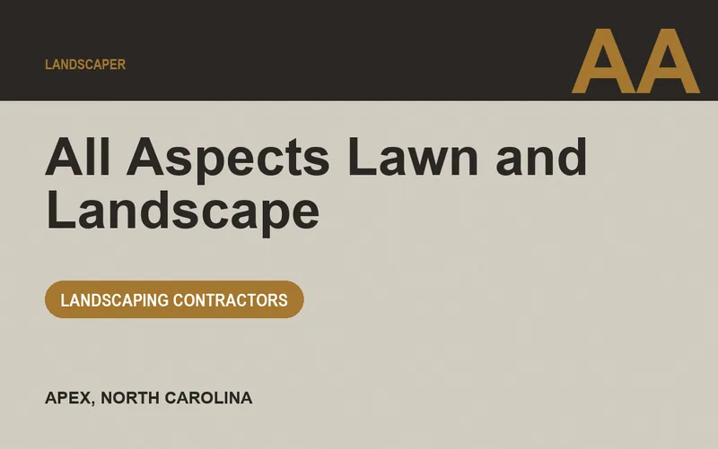 All Aspects Lawn and Landscape in Apex, North Carolina