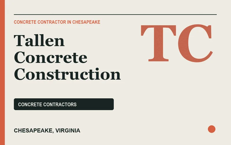 Tallen Concrete Construction in Chesapeake, Virginia
