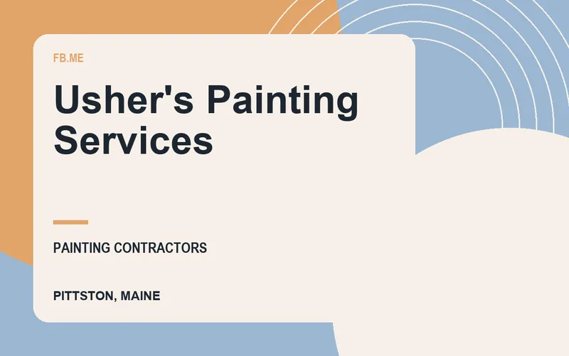Usher's Painting Services in Pittston, Maine