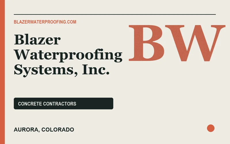 Blazer Waterproofing Systems, Inc. in Aurora, Colorado