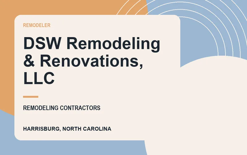 DSW Remodeling & Renovations, LLC in Harrisburg, North Carolina