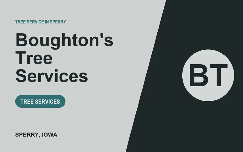 Boughton's Tree Services in Sperry, Iowa