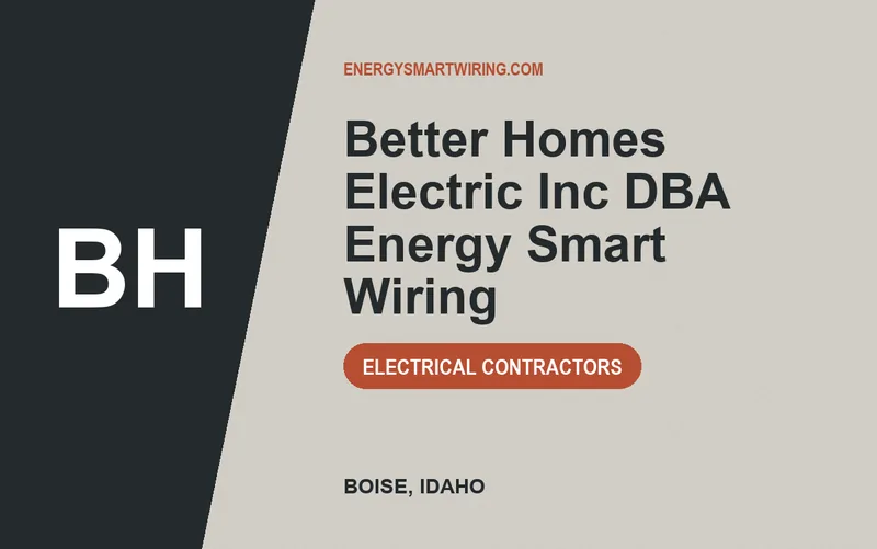 Better Homes Electric Inc dba Energy Smart Wiring in Boise, Idaho