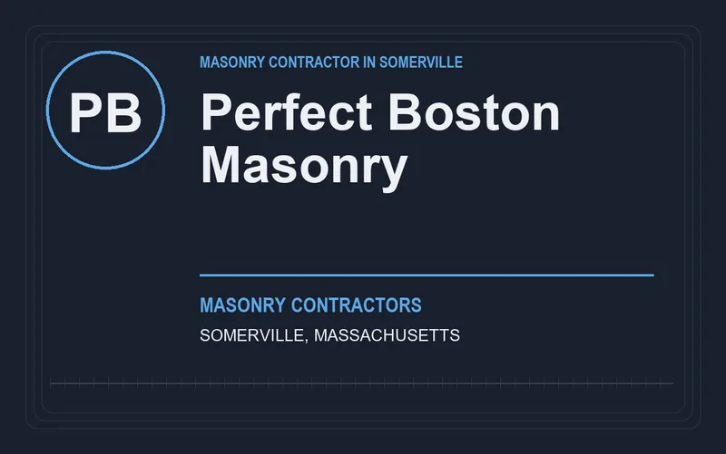 Perfect Boston Masonry in Somerville, Massachusetts