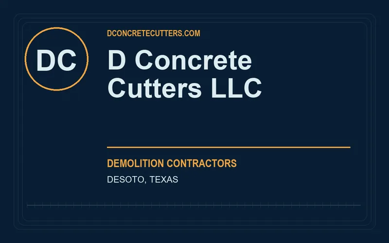 D CONCRETE CUTTERS LLC in DeSoto, Texas
