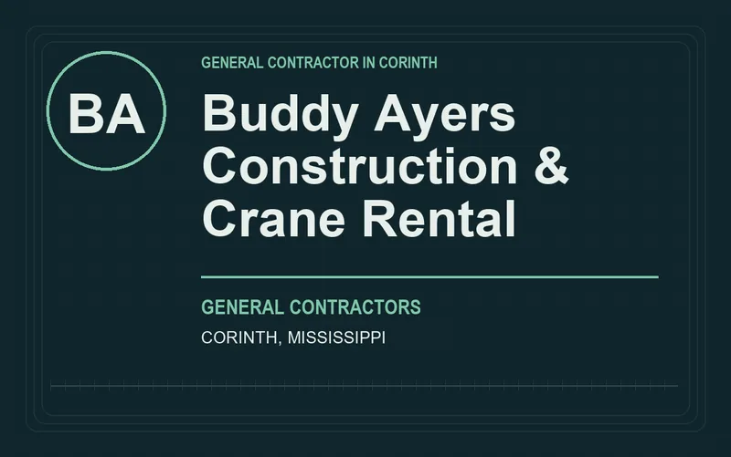 Buddy Ayers Construction & Crane Rental in Corinth, Mississippi