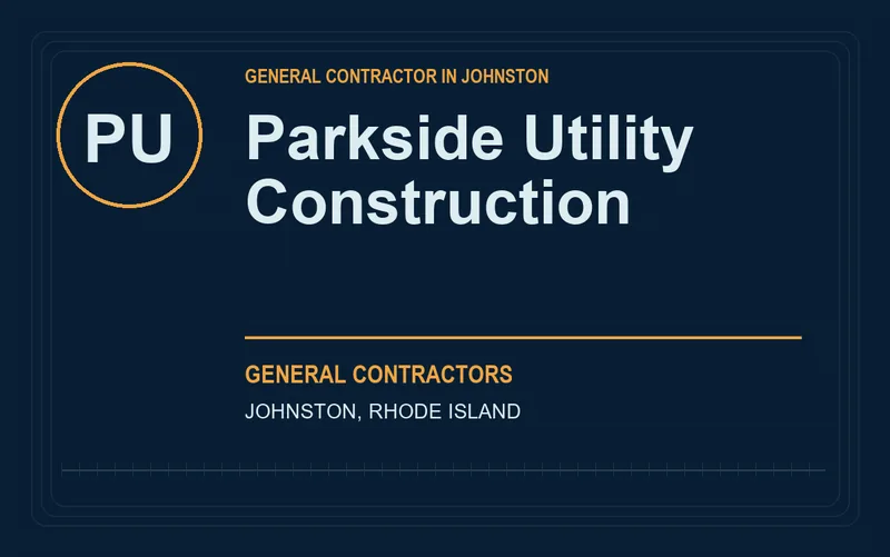 Parkside Utility Construction in Johnston, Rhode Island