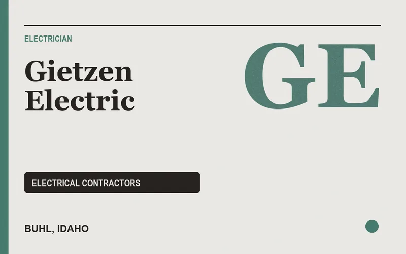 Gietzen Electric in Buhl, Idaho
