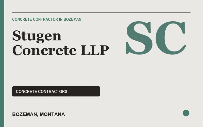 Stugen Concrete LLP in Bozeman, Montana