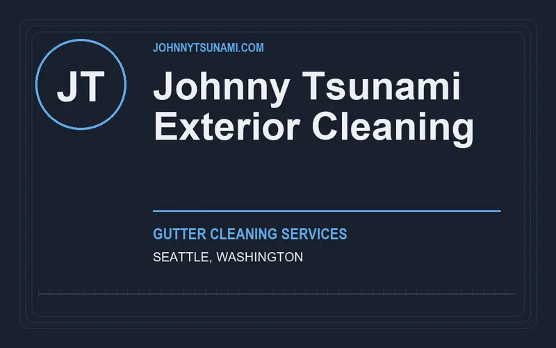Johnny Tsunami Exterior Cleaning in Seattle, Washington