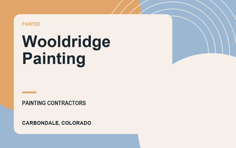 Wooldridge Painting in Carbondale, Colorado