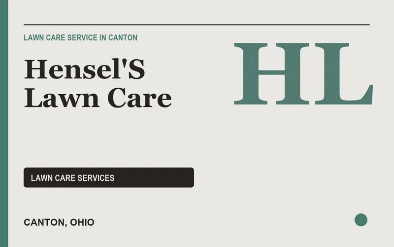 HENSEL'S LAWN CARE in Canton, Ohio