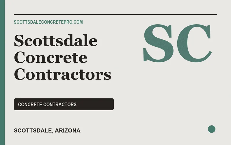 Scottsdale Concrete Contractors in Scottsdale, Arizona