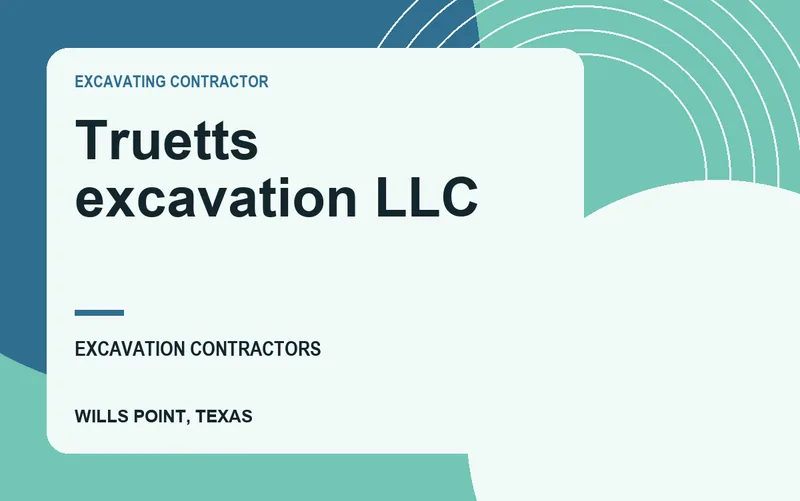 Truetts excavation LLC in Wills Point, Texas