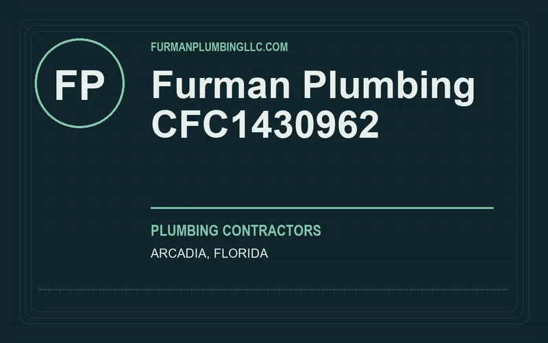 Furman Plumbing CFC1430962 in Arcadia, Florida