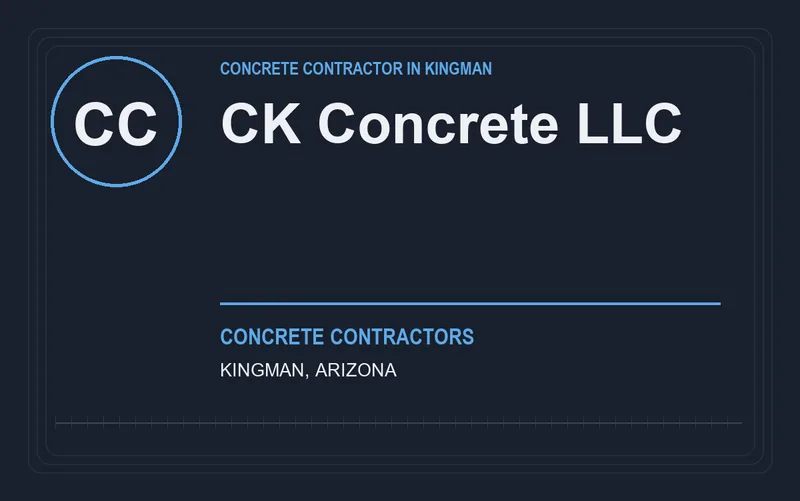 CK Concrete LLC in Kingman, Arizona