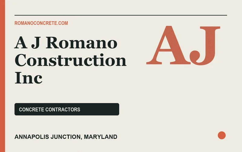 A J Romano Construction Inc in Annapolis Junction, Maryland