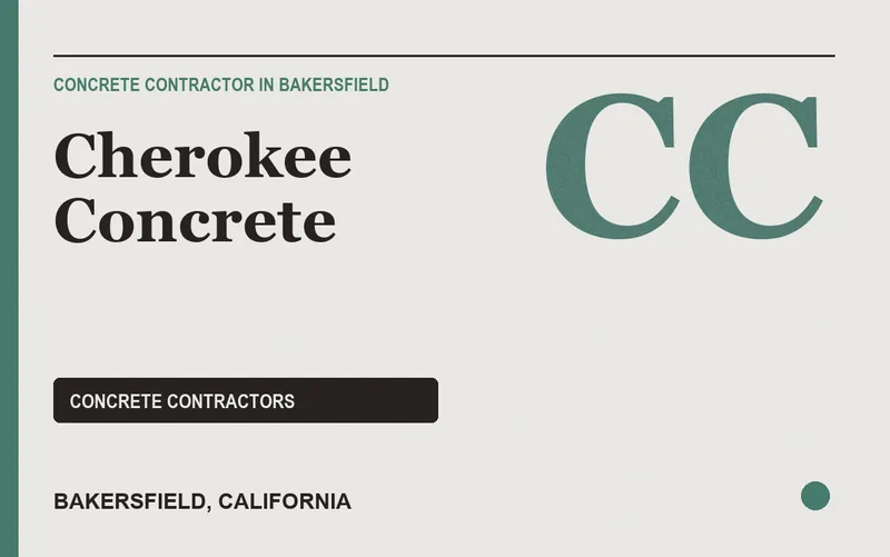 Cherokee Concrete in Bakersfield, California