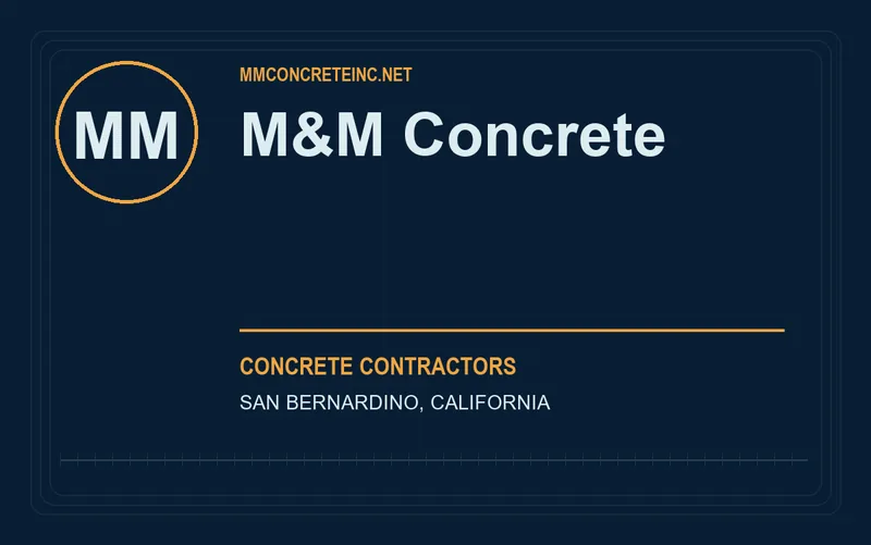 M&M Concrete in San Bernardino, California