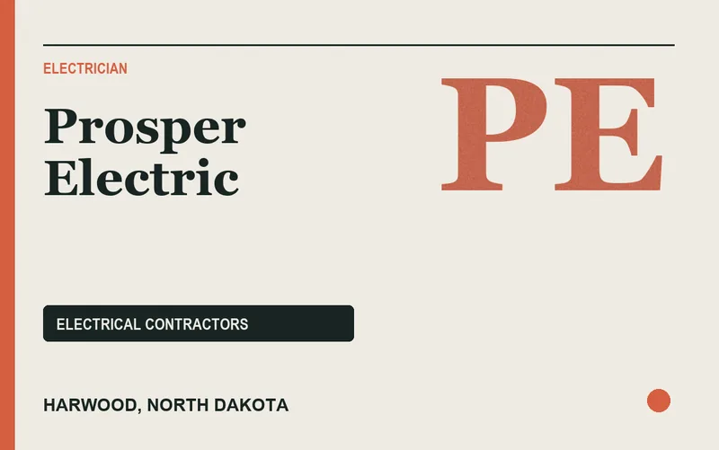 Prosper Electric in Harwood, North Dakota