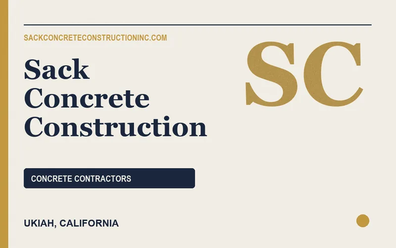 Sack Concrete Construction in Ukiah, California