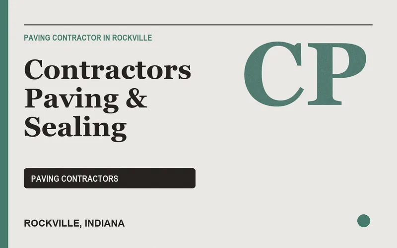 Contractors Paving & Sealing in Rockville, Indiana