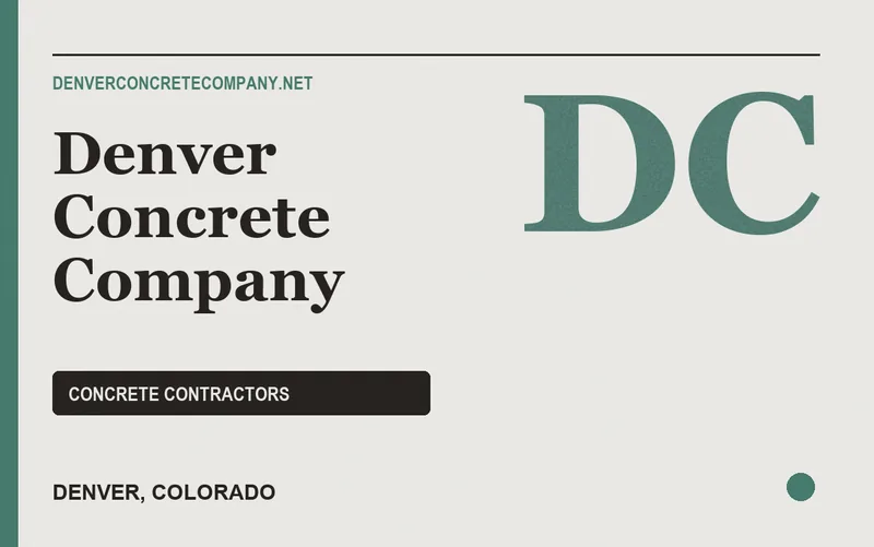 Denver Concrete Company in Denver, Colorado