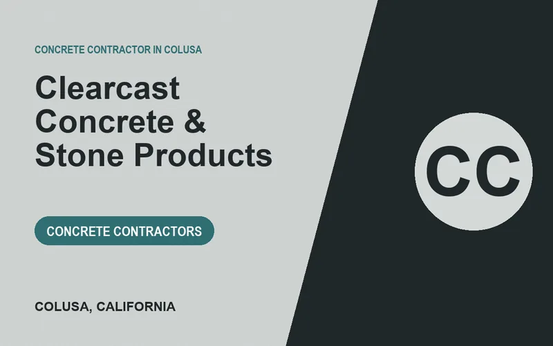 Clearcast Concrete & Stone Products in Colusa, California