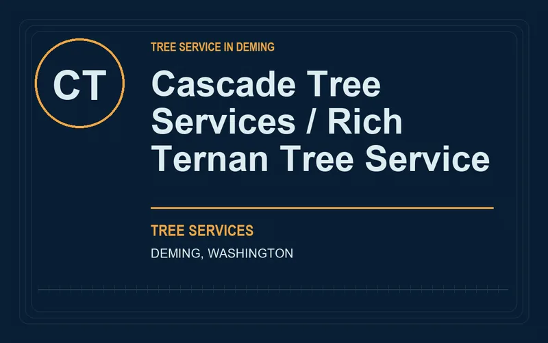 Cascade Tree Services / Rich Ternan Tree Service in Deming, Washington