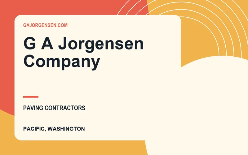 G A Jorgensen Company in Pacific, Washington