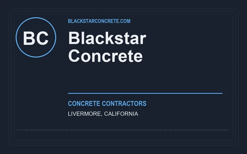 Blackstar Concrete in Livermore, California