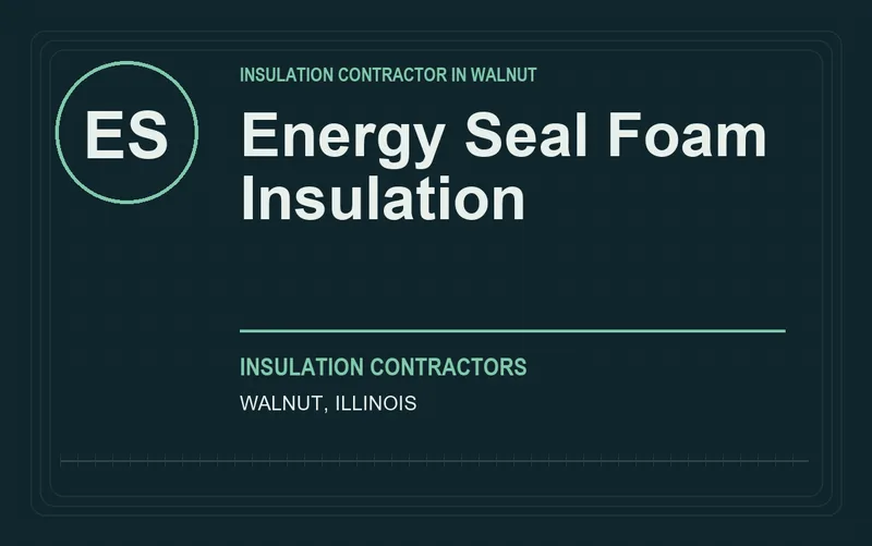 Energy Seal Foam Insulation in Walnut, Illinois
