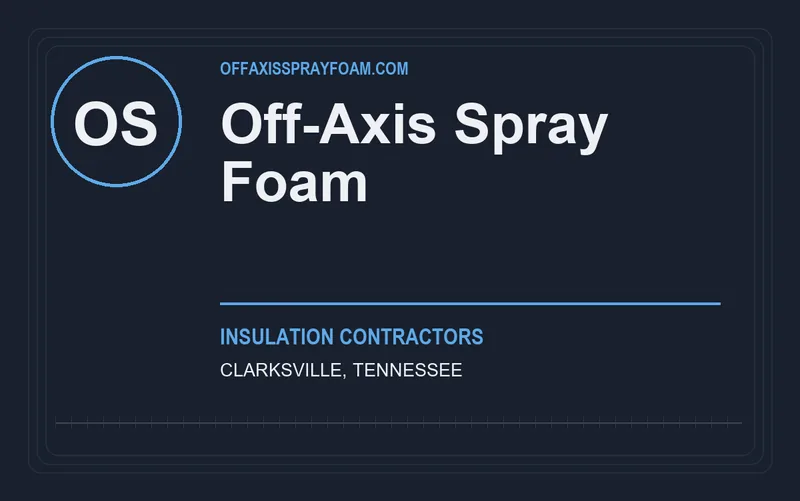 Off-Axis Spray Foam in Clarksville, Tennessee