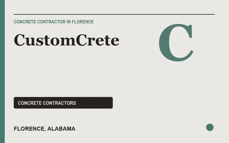 CustomCrete in Florence, Alabama