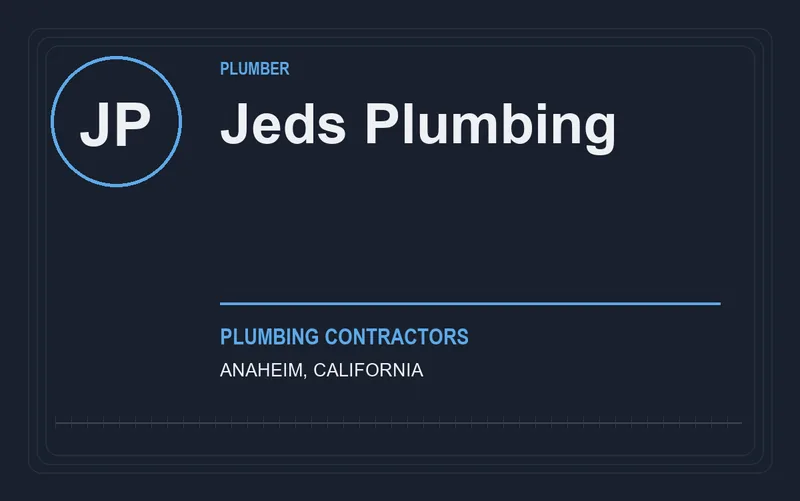 Jeds Plumbing in Anaheim, California