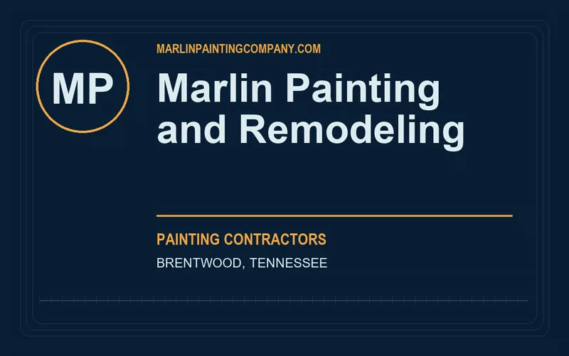 Marlin Painting and Remodeling in Brentwood, Tennessee