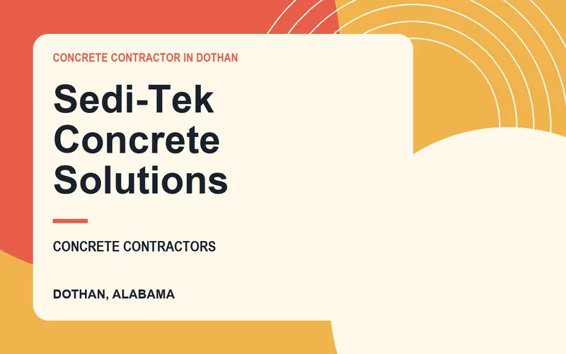 Sedi-Tek Concrete Solutions in Dothan, Alabama