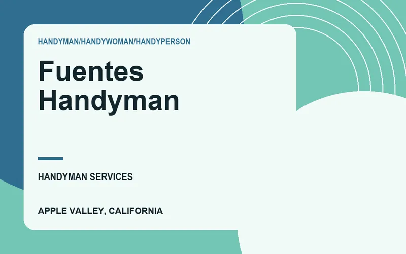 Fuentes Handyman in Apple Valley, California