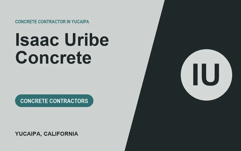 Isaac Uribe Concrete in Yucaipa, California