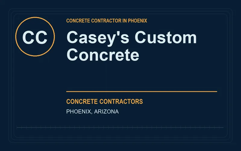 Casey's Custom Concrete in Phoenix, Arizona